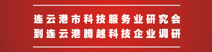 連云港市科技服務業(yè)研究會到騰越科技企業(yè)調(diào)研